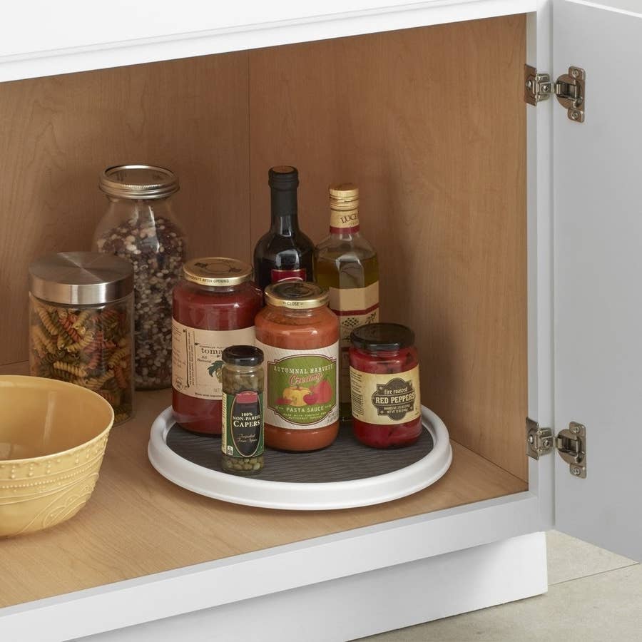 Duck Brand Smooth Top EasyLiner Lazy Susan Liner Kit - Easy to Install,  Circular, Non Slip Shelf Liner for Lazy Susan Kitchen Cupboards and  Shelves