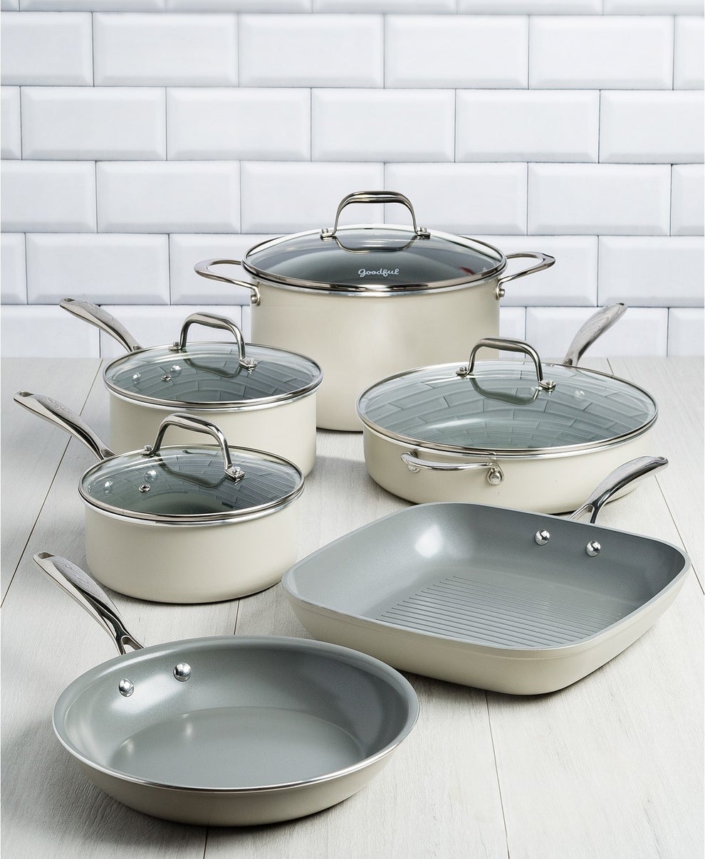 Goodful - Cozy up in the kitchen with Goodful's 10-Piece Cookware