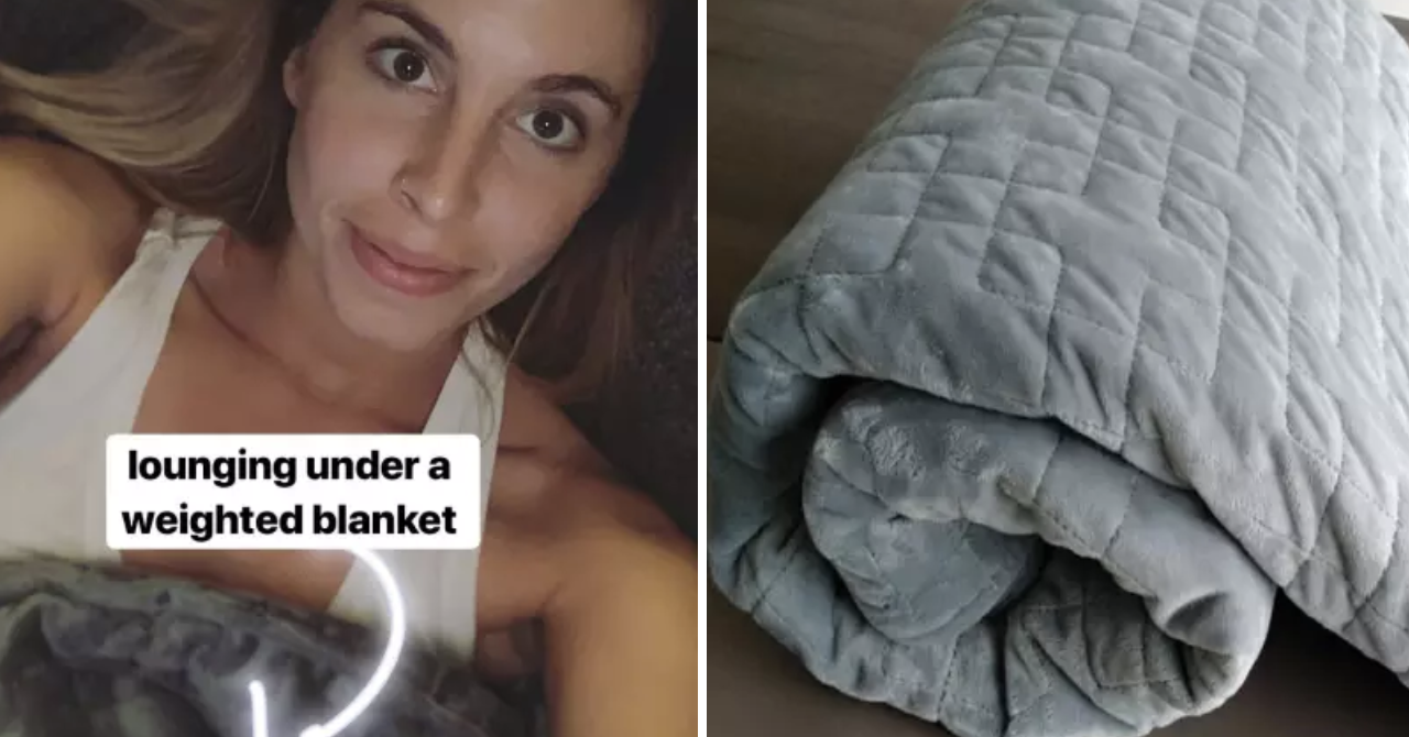 I Slept Under A Weighted Blanket For Two Weeks And Heres How It Went 