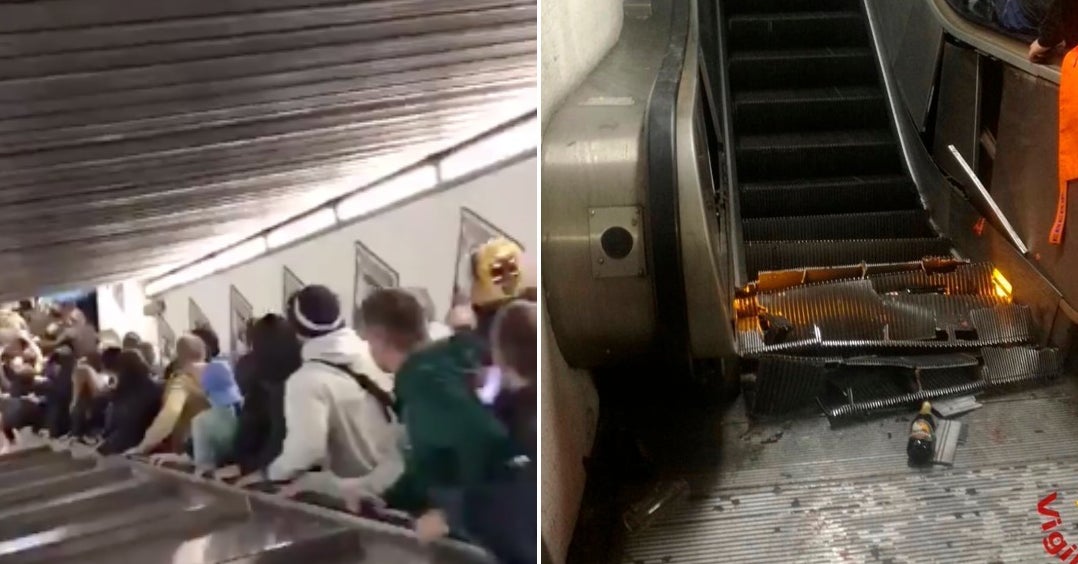 Dozens Of People Were Injured In Rome After An Escalator Collapsed At A