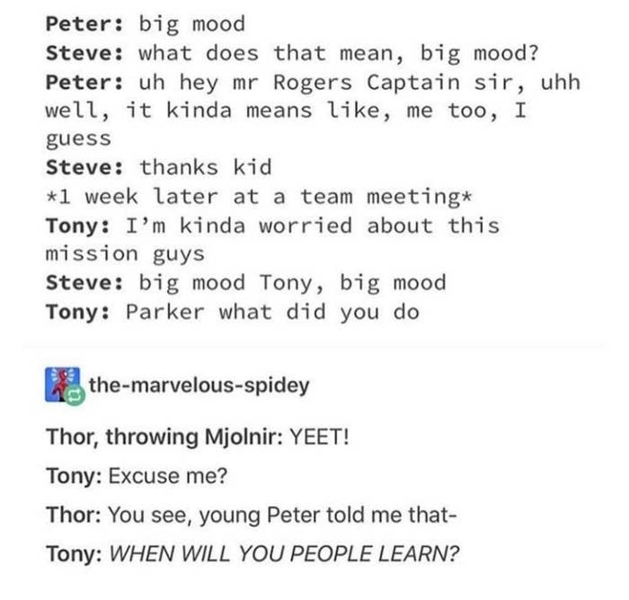 17 Tumblr Posts That Prove Spider Man Is Definitely A Gen Z Kid