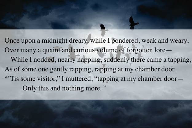 Do You Know These Famous Poems By Their First Lines