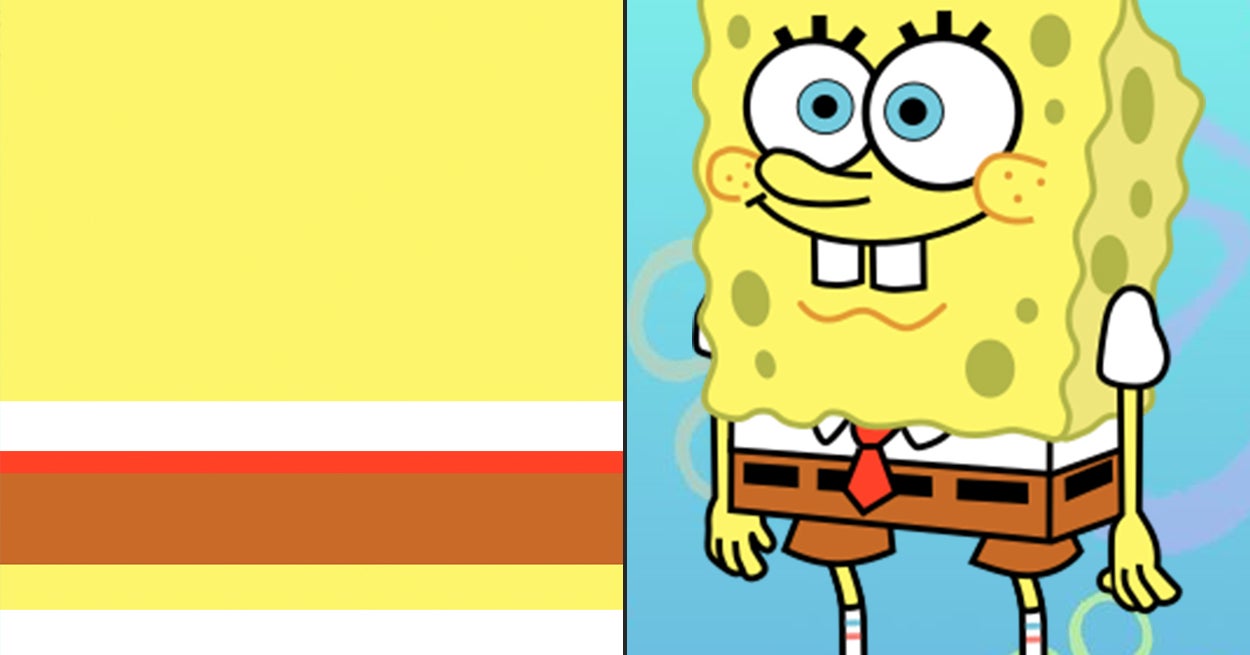Can You Name The Spongebob Character From Just Their Colour