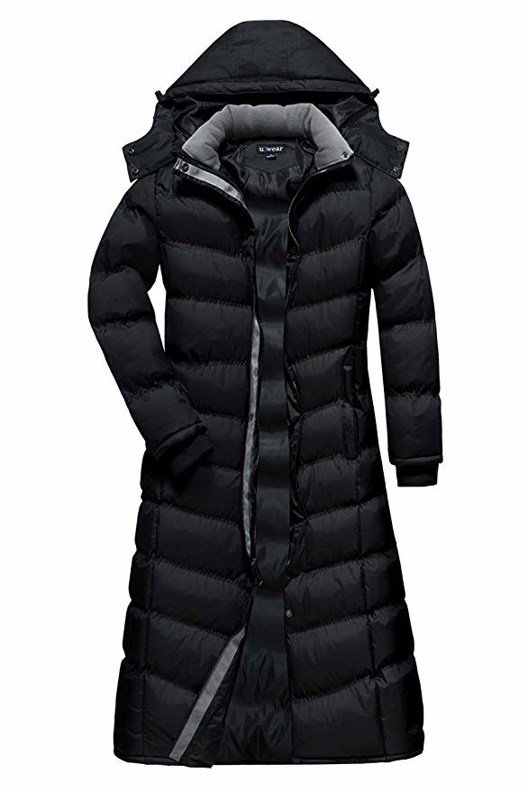 2021 Winter Warm Overcoat for Women’s Faux Fur Lining Coat Thick Windbreaker Jacket Trench Coat Long Hooded Jacket Gray