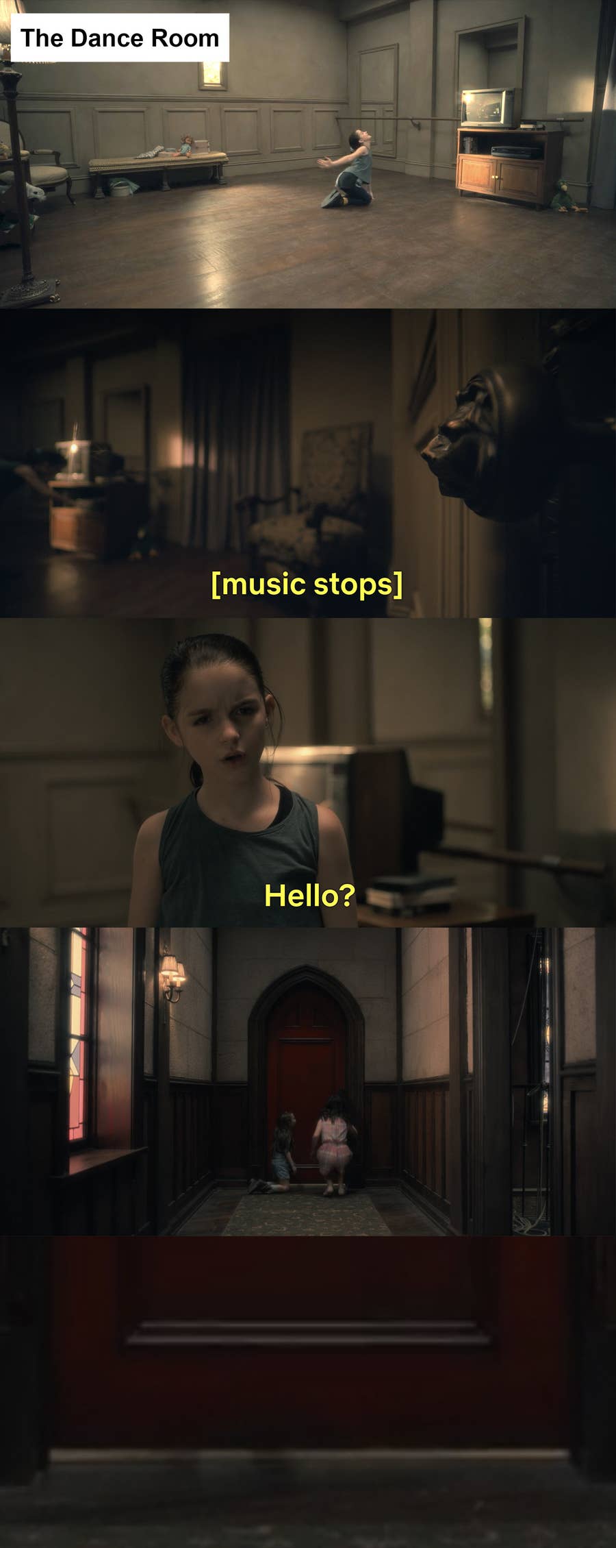 Haunting Of Hill House Foreshadowed The Red Room A Bunch Of Times And It S So Creepy The first creepy encounter happens about 9:45 minutes into episode 3. haunting of hill house foreshadowed