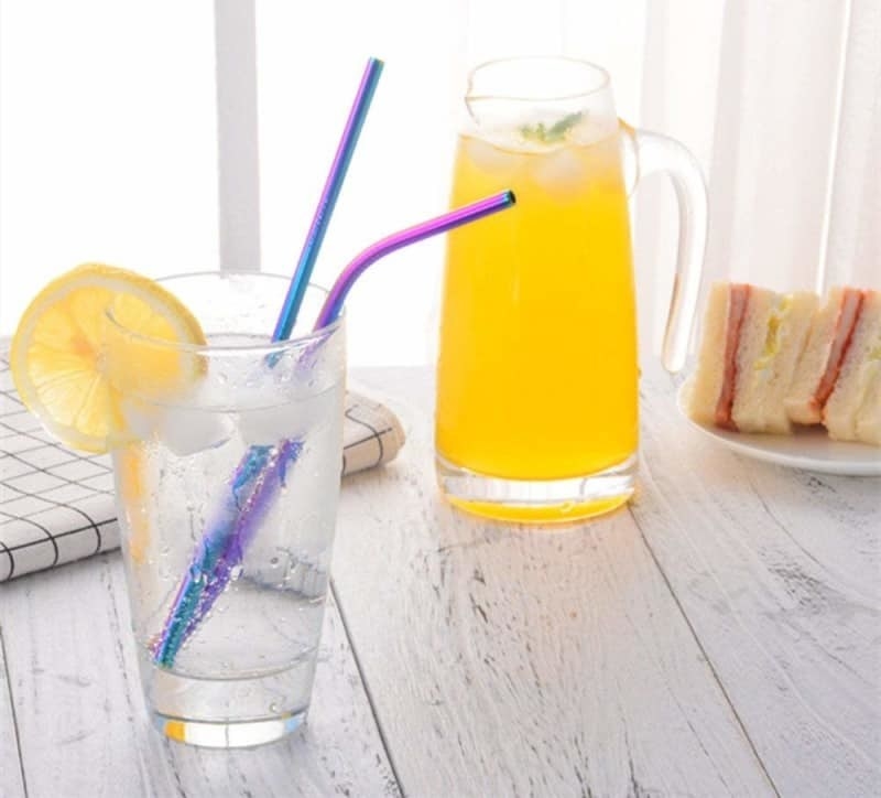 Promising review: "I love these so much! The colors are gorgeous, they’re super sturdy, and they’re as thin as plastic straws typically are. I especially love the short, bent ones, as I have a toddler, and the long bent ones, because they’re almost like using a bendy straw! They’re all easy to clean, and even came with two straw cleaners, which is super convenient. I’m really happy with this purchase!" —Chloe G Get a 10-pack from Amazon for $12.87 (available in seven color combinations).