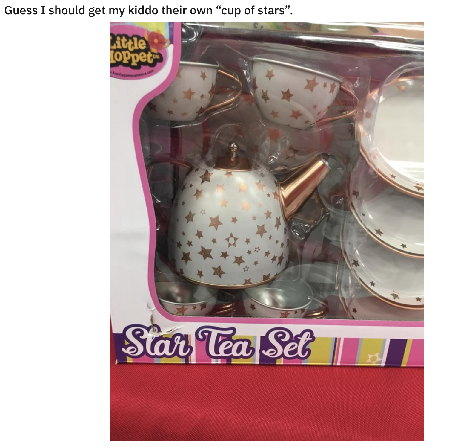 little moppet star tea set