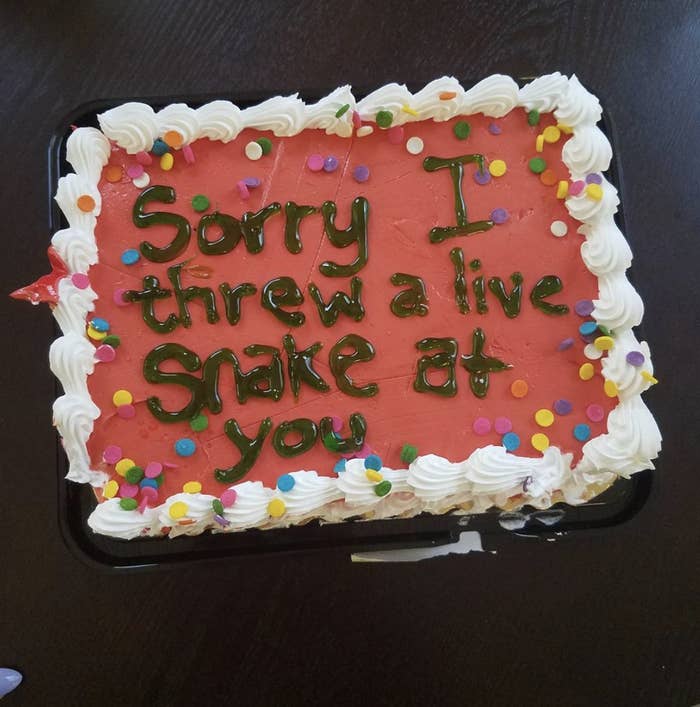 19 Apology Cakes That Will Make You Say I Need The Back Story 