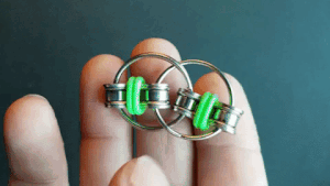 This fidget toy can even help with nail biting and cuticle picking. It's super tiny, so it won't draw attention when using it around others.Promising review: "I am an adult with anxiety and I fidget, usually with pens but this gadget is preferable to pens and has the benefit of not driving my co-workers nuts. To play with this toy, you can 'roll' it by rotating the links end over end, over and over in your hand, which is soothing. You can also grip just one of the links and shake it, flipping it back and forth, making a nice rattling sound. The best thing about the flippy chain is that it is small and flat and slips easily into a pocket." —Kara StenbergGet it from Amazon for $7.99+ (available in four colors and as a set of two).