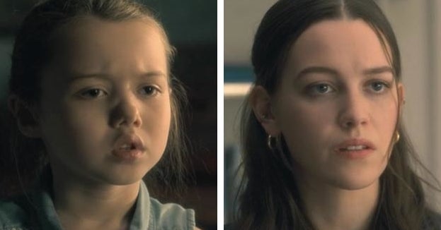 "The Haunting Of Hill House" Side By Side Photos Of Kids ...