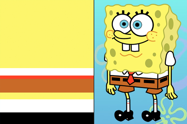 Can You Name The Spongebob Character From Just Their Colour