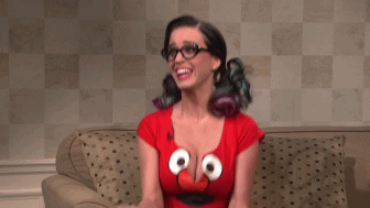 GIF of Katie Perry from SNL