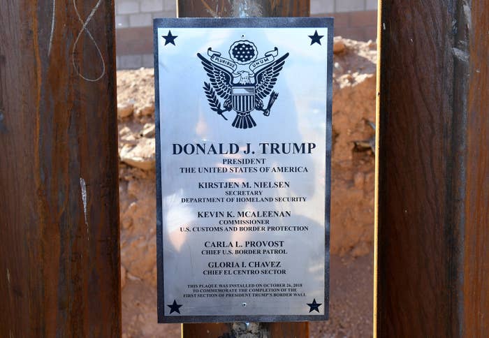 A Plaque Says This Fence In Southern California Is The First