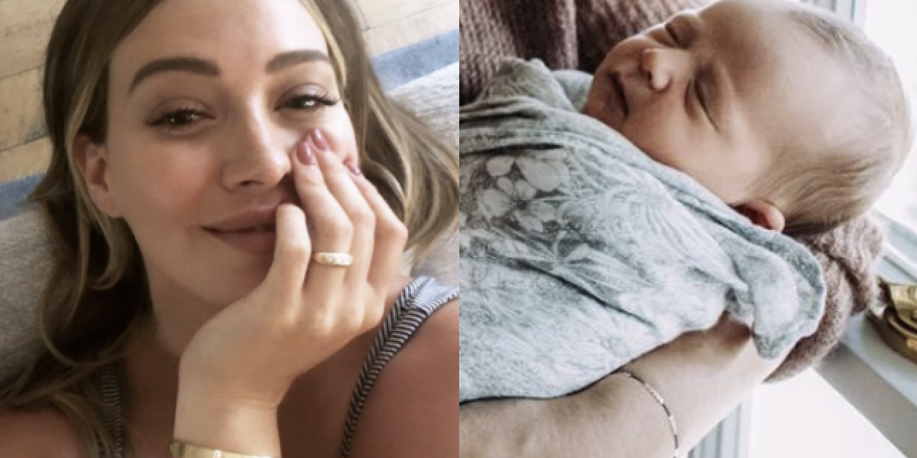 Hilary Duff S Baby Girl Looks Adorable In Her First Picture Bair's height is not on board for now. hilary duff s baby girl looks adorable