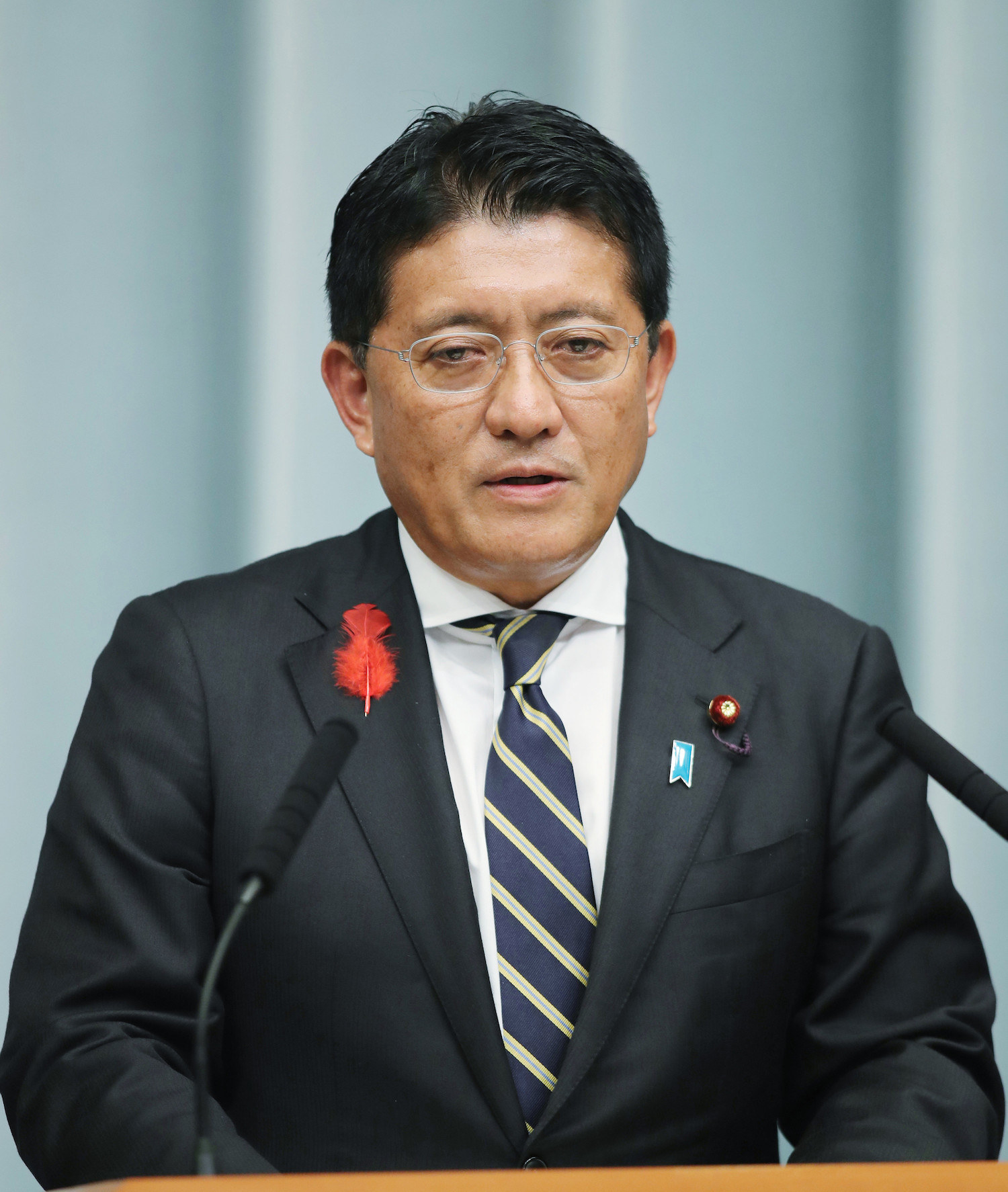 ・電通出身。・インターネットを利用した選挙活動の解禁に尽力。党ネットメディア局長や、IT戦略特命委員長などを歴任。・2017年に党広報本部長に就任。LINEアプリで安倍首相の似顔絵を使ったスタンプを無料配布した。・2013年にニコニコ動画が主催した「ネット党首討論」で、社民党の福島瑞穂党首（当時）の発言に「黙れ、ばばあ！」、日本維新の会の橋下徹共同代表の欠席が伝えられると「橋下、逃亡か？」などとスマートフォンで書き込んだ。一方、安倍首相の発言には「あべぴょん、がんばれ」など肯定的なメッセージを送っていた。平井氏は東京新聞の取材に対し、「申し訳なかったが、（国会の）やじみたいなものだ。画面には流れていなかったはずだ」と釈明した。（東京新聞・2013年6月29日）・愛煙家。趣味は読書、陶芸、卓球、サッカー、ギター。・2014年の「有用微生物（EM）利活用議員連盟」設立時に幹事長に就任。