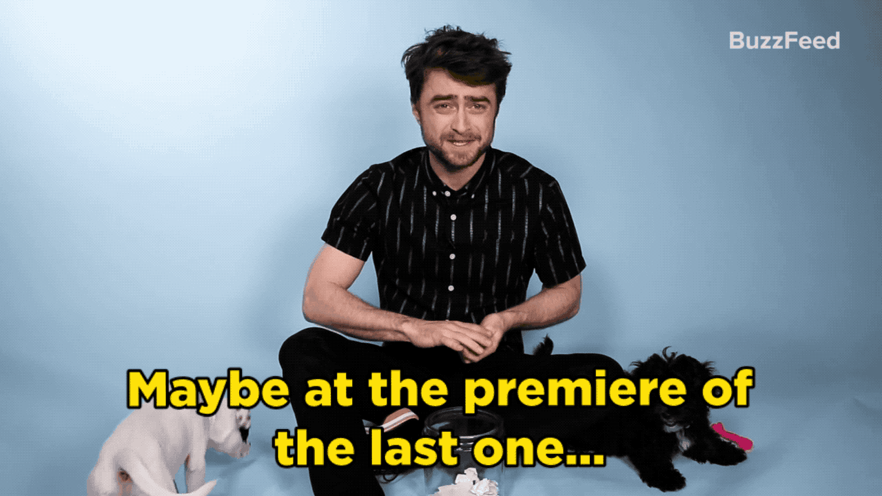 Daniel: I think maybe at the premiere. Maybe at the premiere of the last one. I'll have seen bits and pieces of them since...