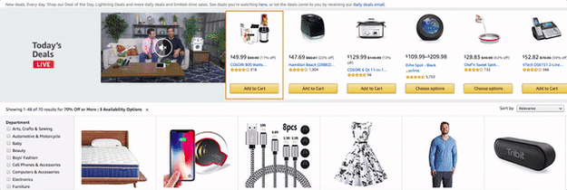Today's Deals - Today's Deals Great Savings. Every Day. =D (y) Shop  from our Deal of the Day, Lightning Deals and avail other great offers.  Date 7 August, 2019 Check Now >>>