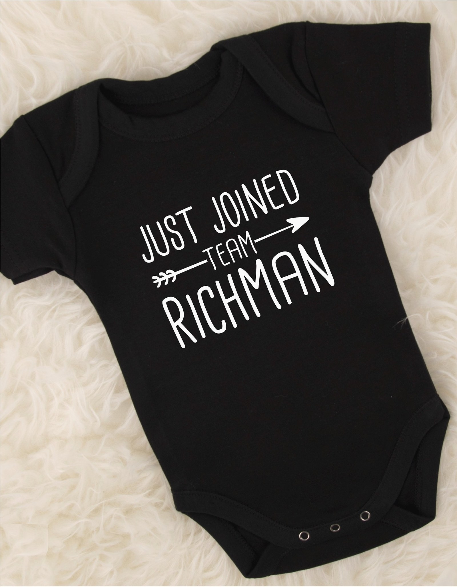 Baby Girl Onesie Personalized First Name and Monogram