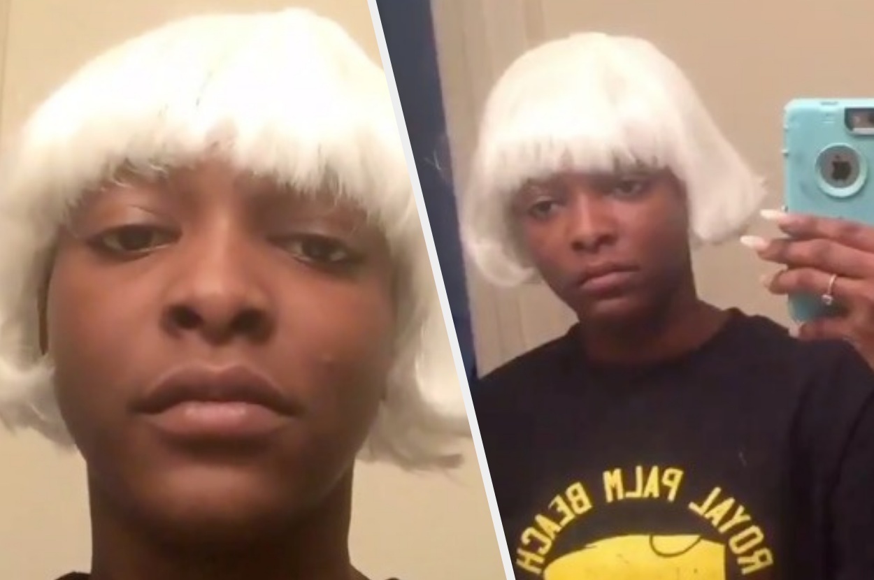 white people with wigs