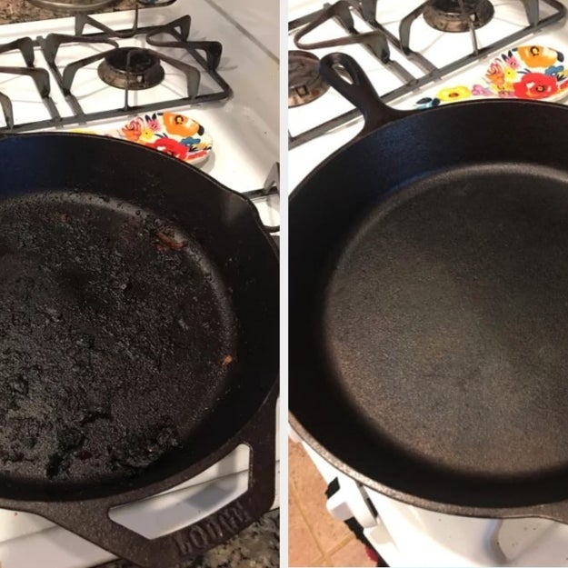 This Useful Scraper Is The Ultimate Way To Clean Your Cast Iron Pans
