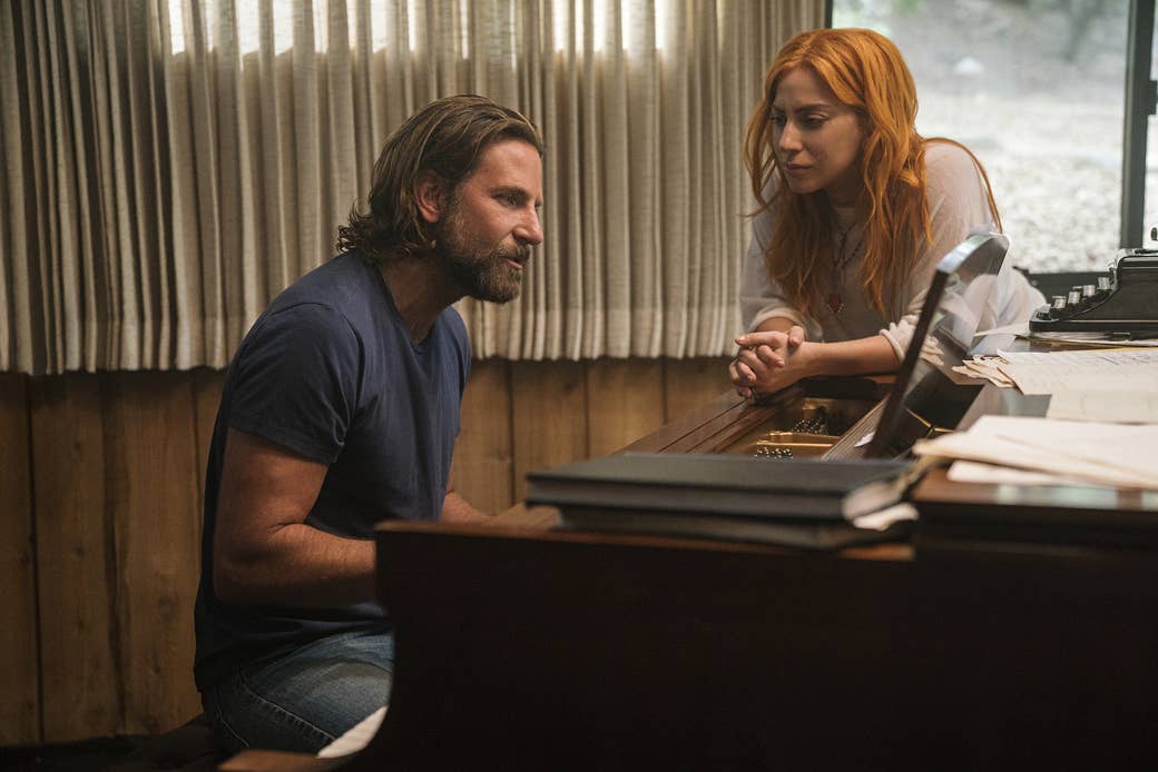 Bradley Cooper and Lady Gaga in A Star Is Born.