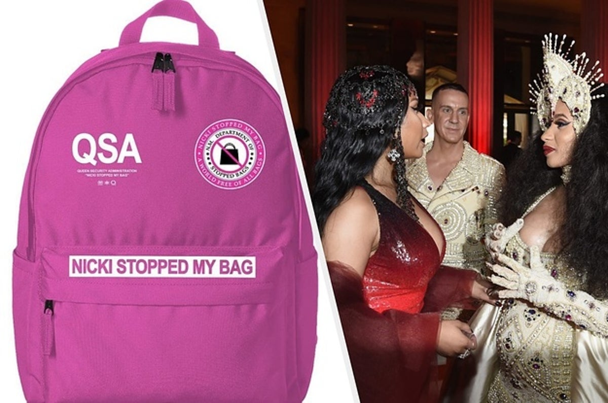 Nicki Minaj Disses Cardi B With “Nicki Stopped My Bag” Merch