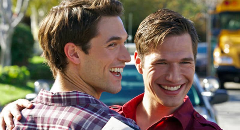 It's about two best friends who are both gay and struggling in the dating world. One is the typical player who hooks up with anyone on Grindr and the other guy is a hopeless romantic who puts way too much effort in on dates. The movie starts after the hopeless romantic is stood up and the best friends make a plan to get married in ten years if they're both still single. The movie then fast forwards nine years and some odd months later to focus on the pact they made. It's wonderful and just so unlike any other rom com out there. — thornesdead666