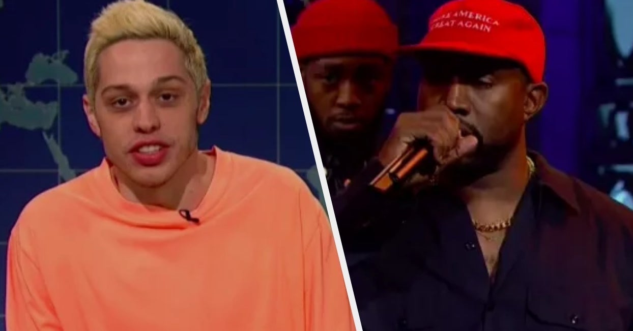 Pete Davidson Hated Kanye West s SNL Monologue And Told Him So