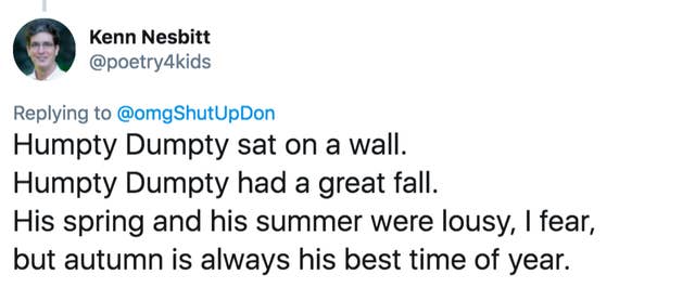 This Wholesome Humpty Dumpty Fall Meme Is Wonderful