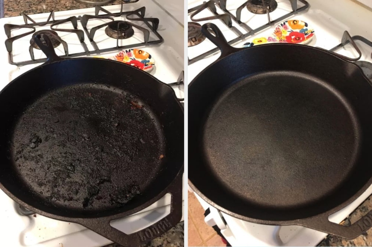 This Useful Scraper Is The Ultimate Way To Clean Your Cast Iron Pans