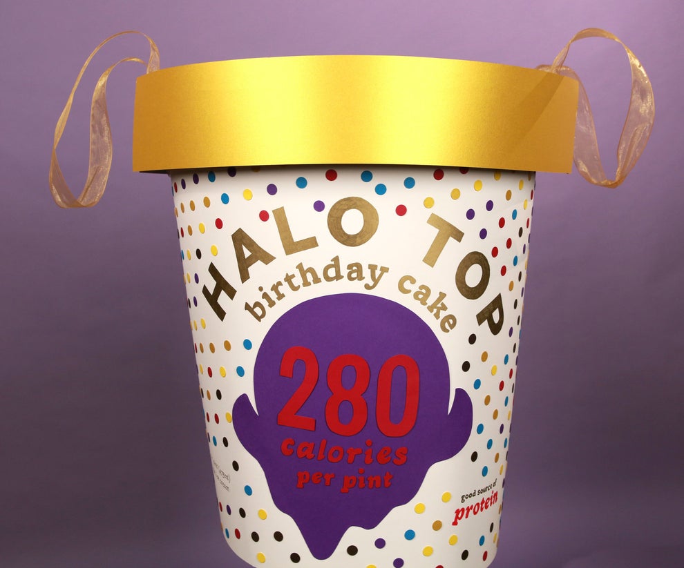 Here's How To Make A Halo Top® Halloween Costume