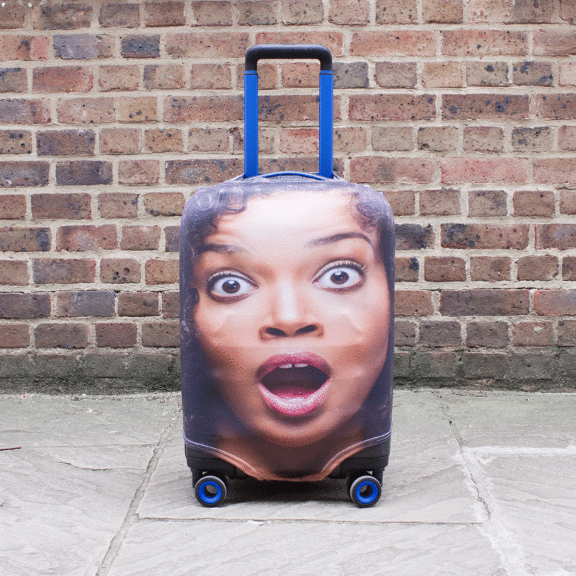 This cover is the perfect gift for anyone who travels a ton and is tired of their boring black suitcase. This cover allows them to take a bit of home with them wherever they go!Get it from Firebox for $26.19+ (available in three sizes).