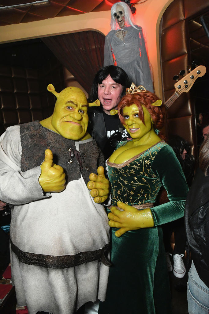 Heidi Klum And Her Boyfriend Raged As Fiona And Shrek For Halloween
