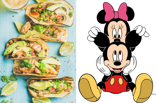 Pick 6 Tacos And We Ll Reveal If You Re More Minnie Or Mickey