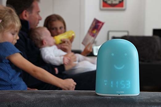 This little clock teaches kids when it's okay to get out of bed. When Remi wakes up and smiles, it's time for kids to get up too. This clock is also a sleep tracker for toddlers and kids, a nightlight, and a bluetooth speaker. Promising review: "I have a 2 1/2 year old that was giving up her nap, and it was leading to a very cranky kid and mom. I came across Remi and honestly thought it was $100 gamble I was willing to take. We had a lot of talks about how a robot was going to come live with us and he would need naps. She was so excited I literally took Remi out of the box, plugged it in, and she took a nap. We’ve had him for a couple weeks now and if Remi is sleeping she is sleeping, or in the mornings she stays in bed until Remi wakes up! Honestly it was the best $100 I have ever spent. I haven’t even hooked it up for music or anything!!!" —MollyGet it from Amazon for $99.99.