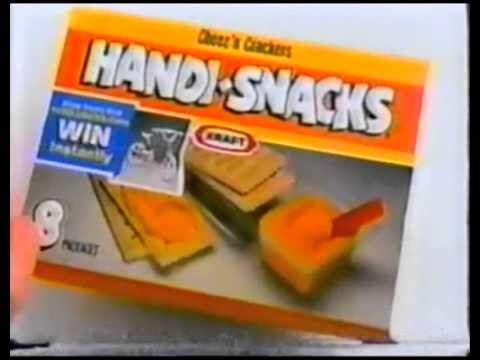 Screenshot of Kraft Handi-Snacks box from the commercial