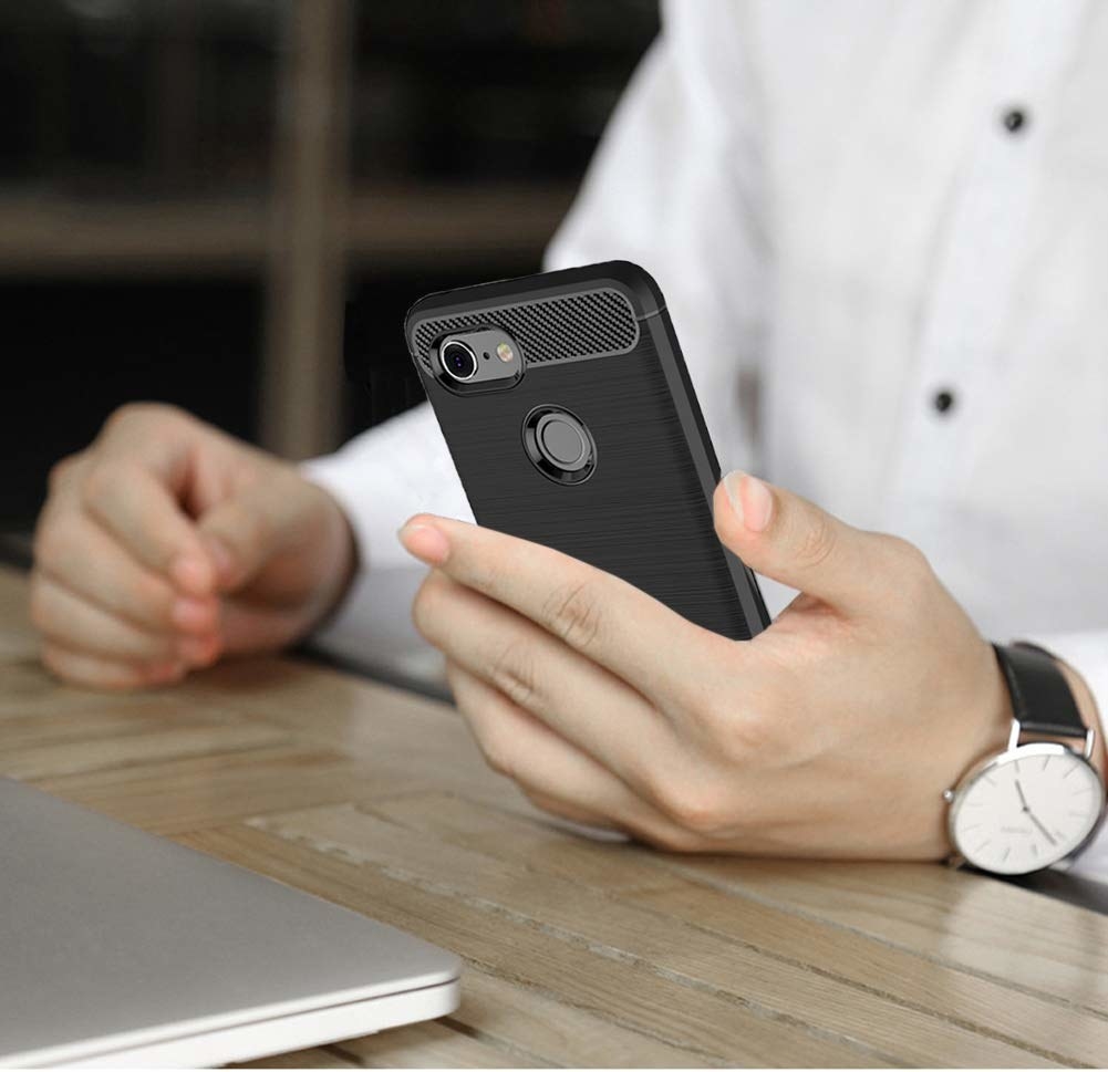 Promising review: "I ordered this case for my brother and it was just what he was looking for. It fits perfect and protects his new phone from his clumsy tendencies." —AustinGet it from Amazon for $8.48 (available in four colors, fits the Google Pixel 3XL).