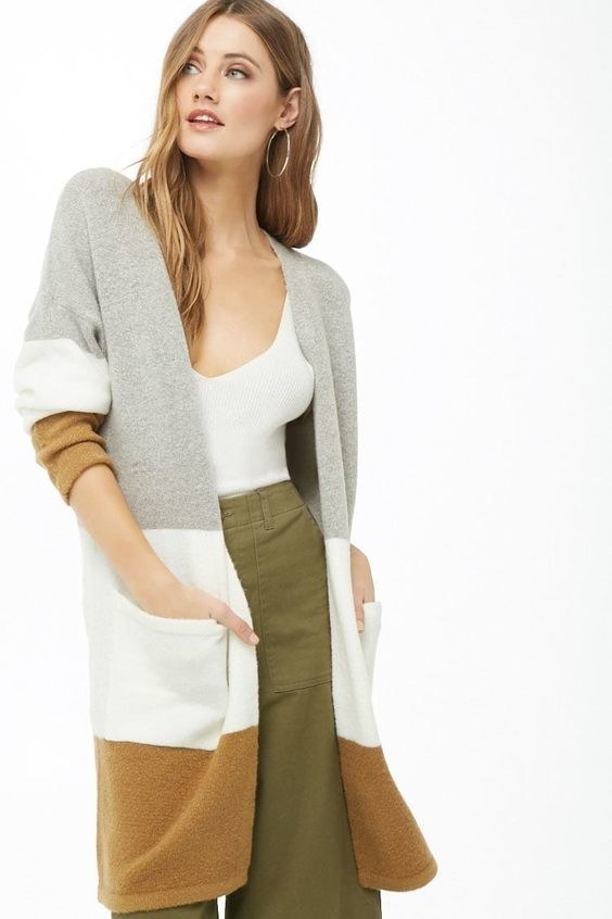 forever 21 colorblock sweater