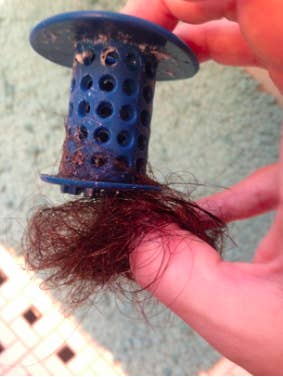another reviewer's pic of all the hair pulled off the TubShroom