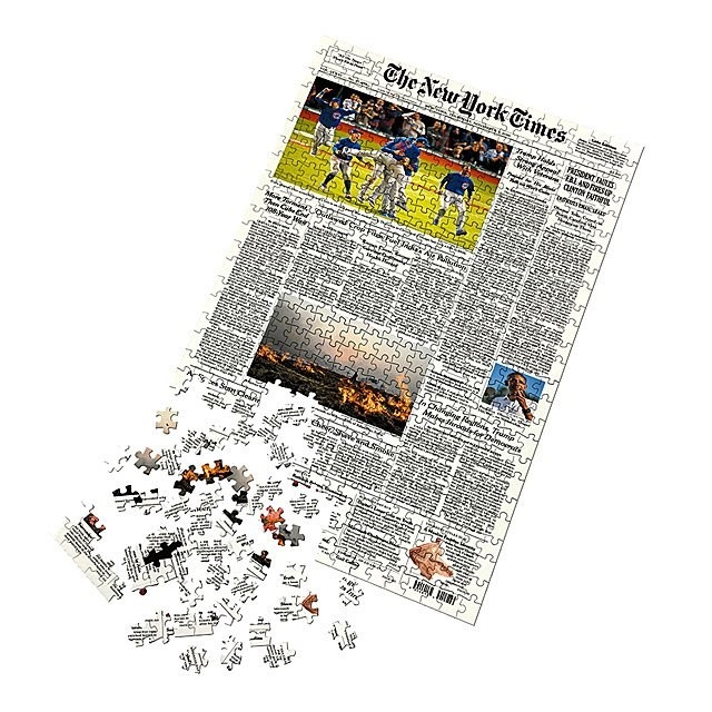 newspaper puzzle