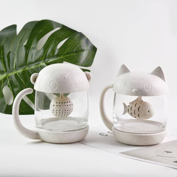 Cute Bear Mug - Ceramic - 3 Patterns - ApolloBox