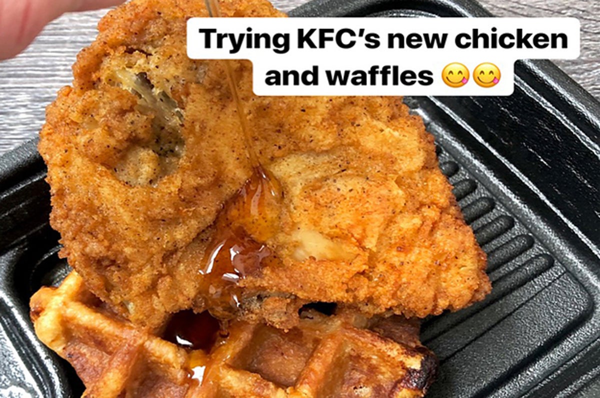 We Taste Tested Kfc S New Fried Chicken And Waffles