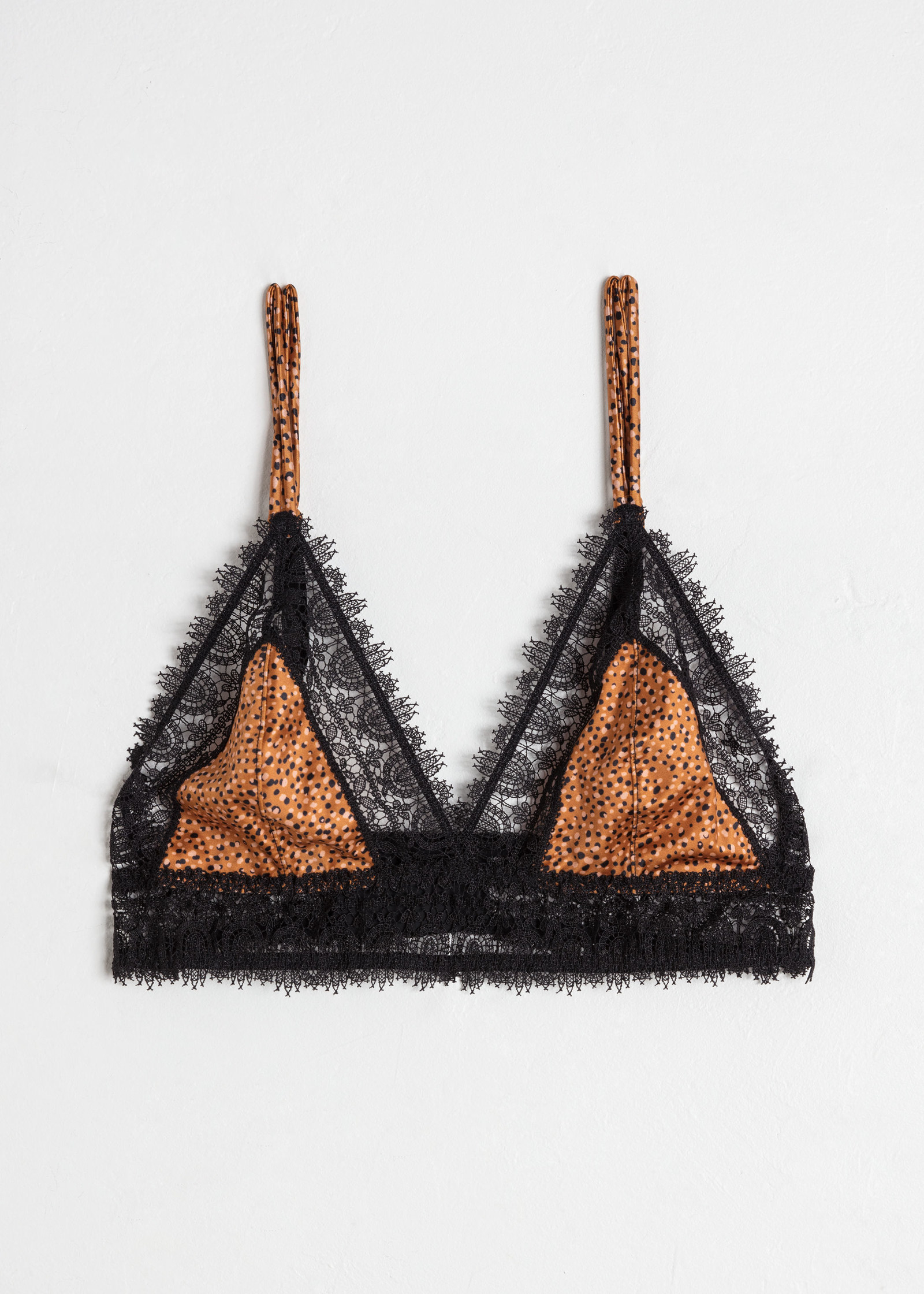 aerie embroidered triangle bralette