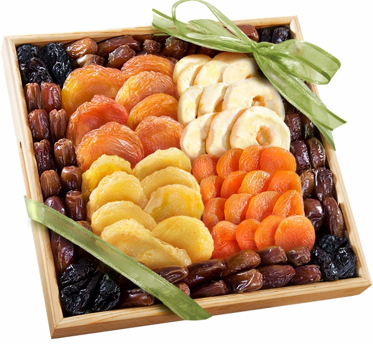 assorted dried fruit like apricots and prunes