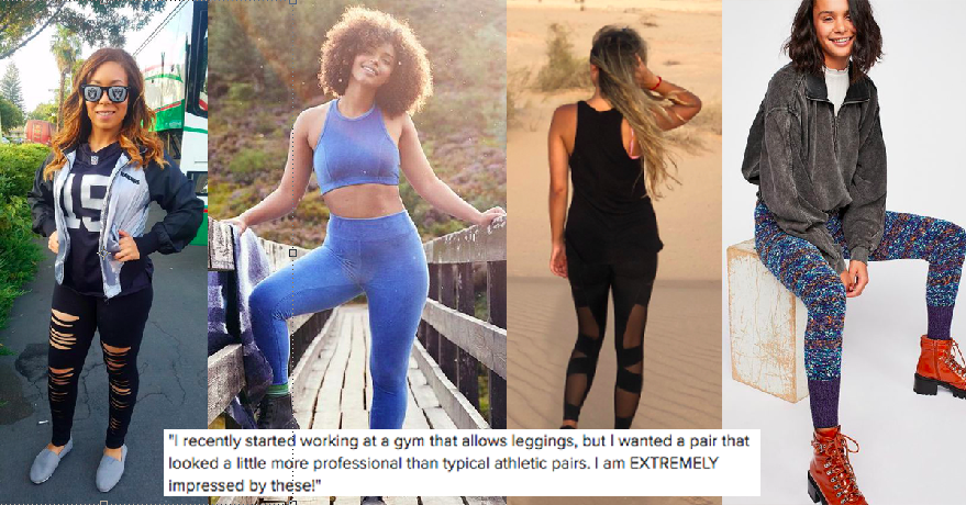 8 Things Celebs Aren't Wearing With Leggings as Much and 8 They