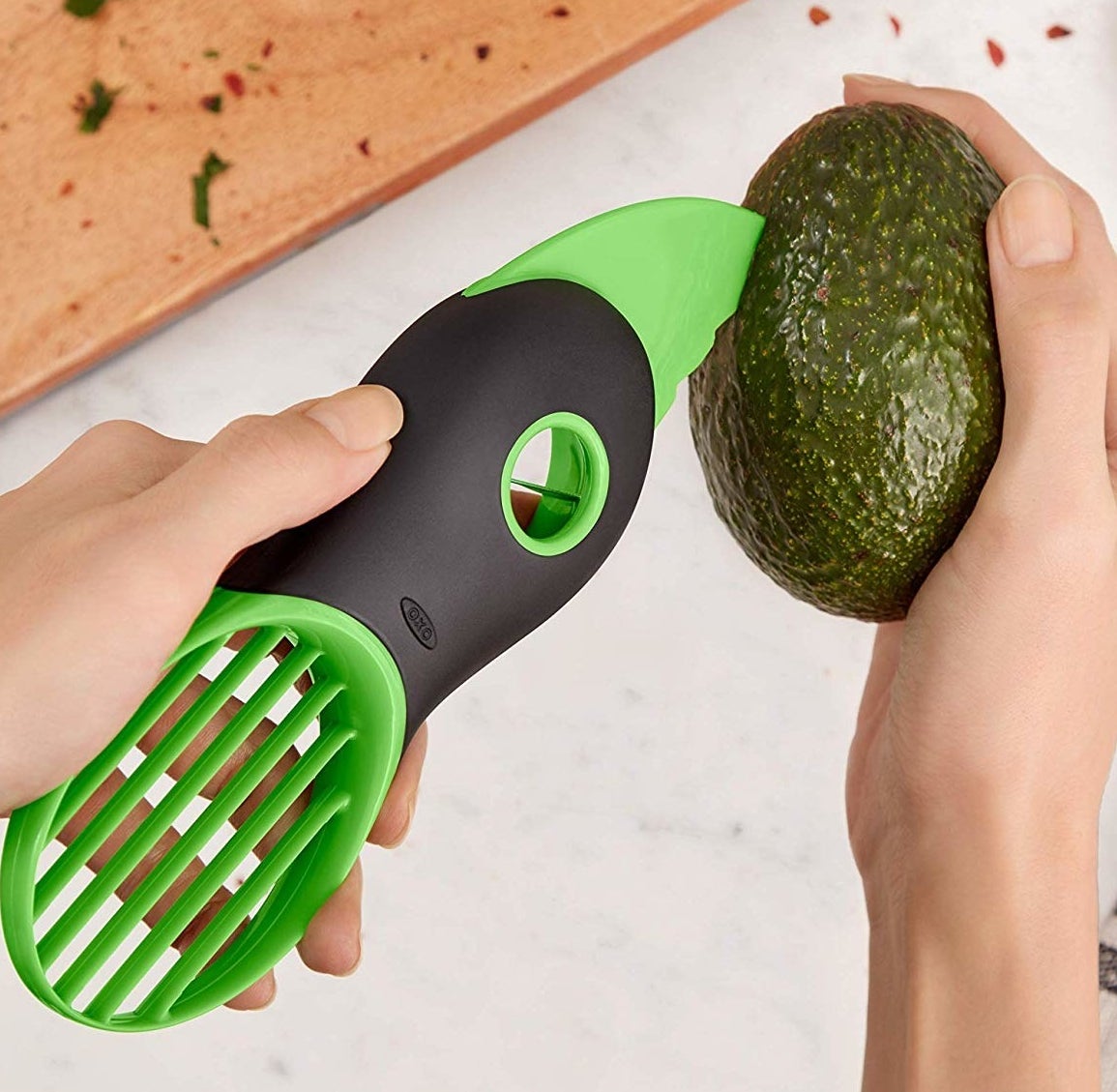 Avocado Slicer,Avocado Pit Remover Cutter/Peeler,Well Made Stainless Steel Avocado Slicer and Pitter Tool,Really Cutting Thin Slices,The Best Holiday