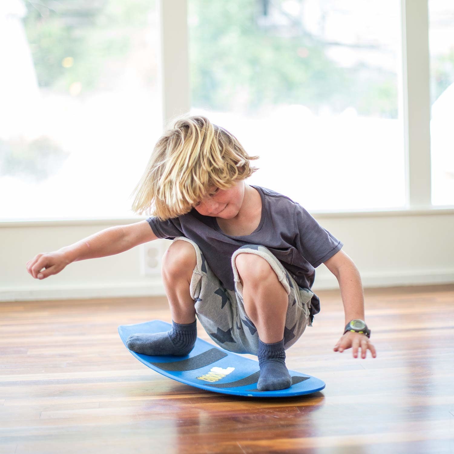 Promising review: "This is such a great toy for when kids need to move but can’t go outside. Spins very fast on hard floors, would recommend exercising caution with anyone under eight until they get a feel for how fast it can spin. My husband and I both will ‘walk’ on it across the living room on occasion, and the kids like to do all sorts of spins and tricks. Seems extremely durable based on use so far, although does get slightly less fast-spinning with a little scuffing on the bottom after use (although really, it spins too fast when brand new, it’s much better now)." —MartyGet it on Amazon for $39.90.