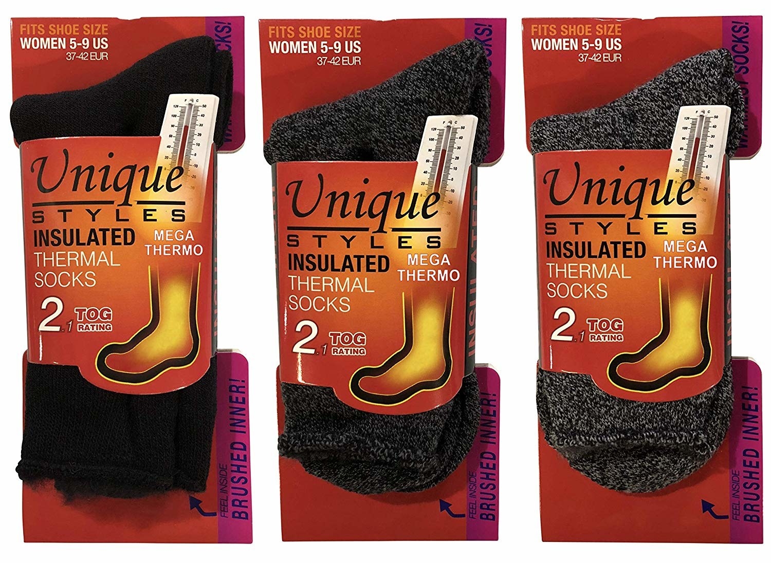 They'll keep your feet warm (and dry) in up to -15°F.Promising review: "These socks have just changed my life. I am not even kidding. I suffer all of the time from feet that are painfully cold when the temperature outside is anything less than about 75 F. It is horrible. I wear double socks with slippers; still have cold feet. Always having them tucked under a few thick blankets while watching tv, etc., but still feeling the cold in my feet. Well, I saw the reviews and ordered these. I put them on this evening, put on my usual slippers, and shortly after I felt like I had an electric heater inside my socks. They feel so very warm and toasty. I have never had a sock that could do this. Even thick wool socks don’t do this. MY FEET ARE ACTUALLY WARM which is something that rarely ever happens. I am in LOVE with these socks. I could kiss whoever invented them." —Linda Marie NutterGet a three-pack of women's sizes from Amazon for $19.99 (available in three color sets) and men's sizes for $19.99 (available in four color sets).