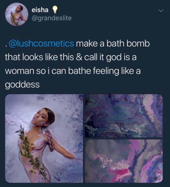 Lush Released A Bath Bomb Inspired By Ariana Grande S God Is A Women Music Video