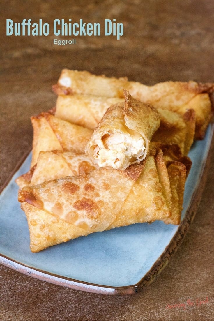 You've probably never thought about putting buffalo chicken in an egg roll, but once you taste these bad boys, you'll never go back.